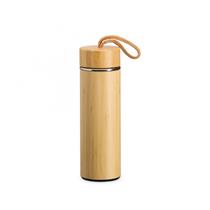 Garrafa Térmica Bambu 400ml com Infusor - BA2403