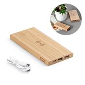 Bateria portátil em bambu - A57909