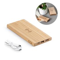 Bateria portátil em bambu - A57909