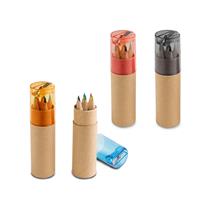 Caixa com 6 Mini Lápis de Cor - CN91751